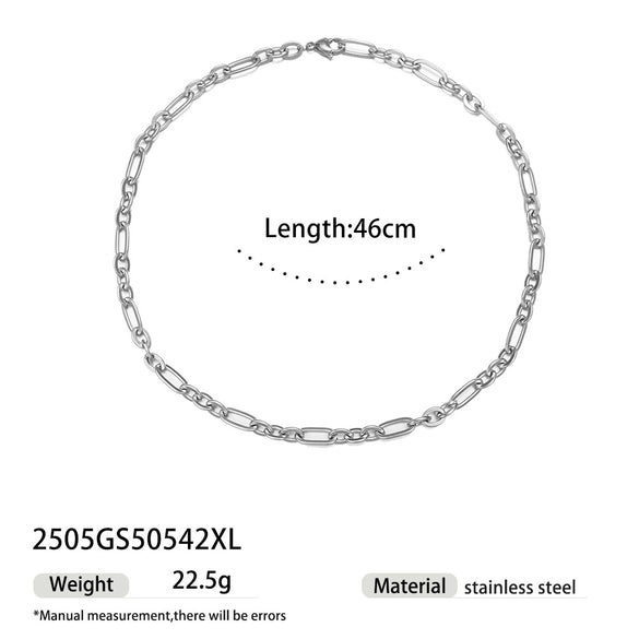 Wholesale Stainless Steel And Titanium Steel Women's Necklace With Conch Starfish Sun Patterns Electroplated Cross Chain Cuban Chain In Ins Nature Style