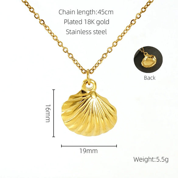 Wholesale Stainless Steel And Titanium Steel Women's Necklace With Geometric Pattern And Cross Chain Electroplated Design Fashion Allmatch Classic Style