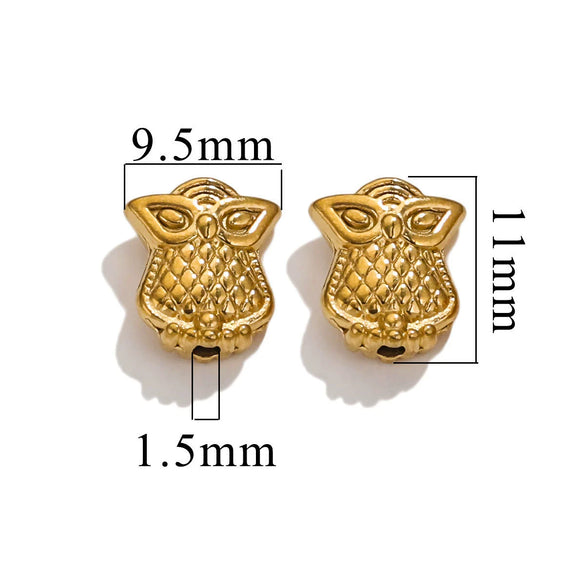 Wholesale Stainless Steel Animal Totem Jewelry Pendant Electroplated Handmade For Bracelet And Necklace
