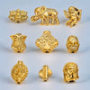 Wholesale Stainless Steel Animal Totem Jewelry Pendant Electroplated Handmade For Bracelet And Necklace