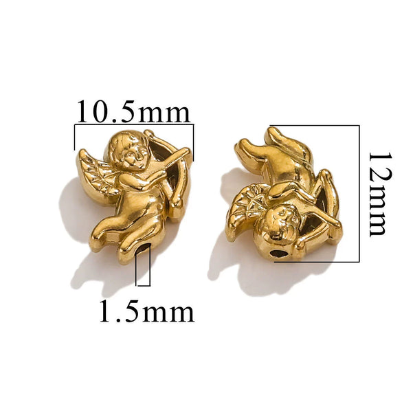 Wholesale Stainless Steel Animal Totem Jewelry Pendant Electroplated Handmade For Bracelet And Necklace