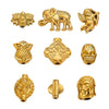 Wholesale Stainless Steel Animal Totem Jewelry Pendant Electroplated Handmade For Bracelet And Necklace