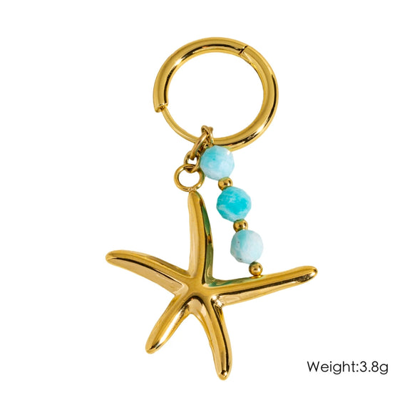 Wholesale Stainless Steel Animal Zodiac Original Design Hoop Earrings For Women With Vacuum In Furnace Electroplating