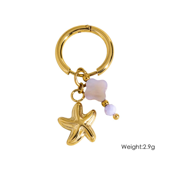 Wholesale Stainless Steel Animal Zodiac Original Design Hoop Earrings For Women With Vacuum In Furnace Electroplating