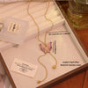 Wholesale Stainless Steel Animal Zodiac Pattern Pull Out Butterfly Pendant Long Sweater Chain Pig Nose Necklace Jewelry