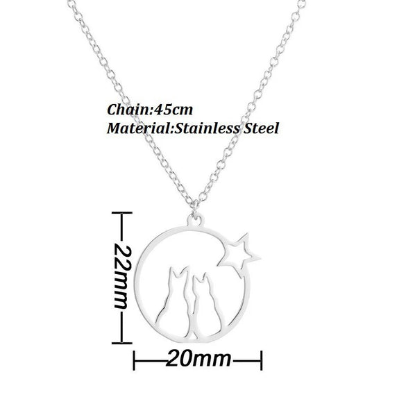 Wholesale Stainless Steel Animal Zodiac Pendant Necklace With Ochain Light Luxury Electroplated For Women