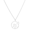 Wholesale Stainless Steel Animal Zodiac Pendant Necklace With Ochain Light Luxury Electroplated For Women