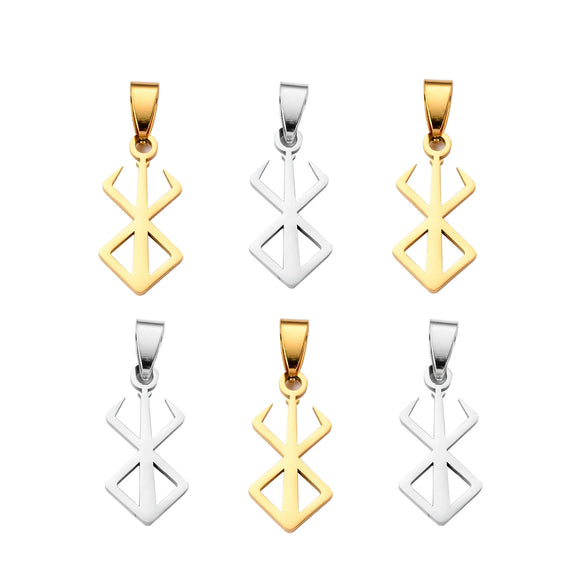 Wholesale Stainless Steel Anime Egg Pendant With Electroplating Berserk Sword Wind Legend Style