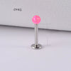 Wholesale Stainless Steel Australian Gem Fashion Ol Round Bead Polishing Ear Ring