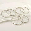 Wholesale 316L Stainless Steel Bamboo Titanium Steel Beaded Plain Ring Bracelet With Electroplating Design