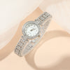 Wholesale Stainless Steel Band Diamond Ladies Quartz Watch With Round Dial And Leisure Style
