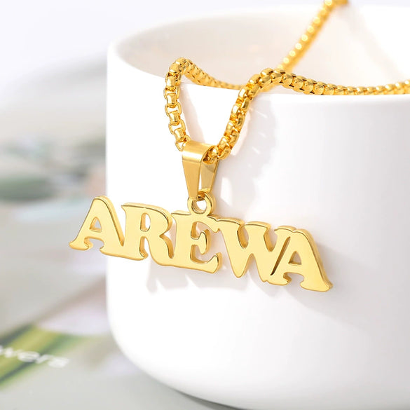 Wholesale Stainless Steel Bead Chain Necklace Rock Style Geometric Electroplated Unisex