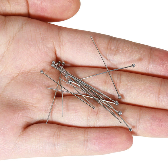 Wholesale Stainless Steel Beaded Needle Jewelry Accessories Handmade Diy Material With Electroplating Treatment