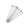 Wholesale Stainless Steel Beaded Needle Jewelry Accessories Handmade Diy Material With Electroplating Treatment