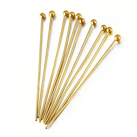 Wholesale Stainless Steel Beaded Needle Jewelry Accessories Handmade Diy Material With Electroplating Treatment