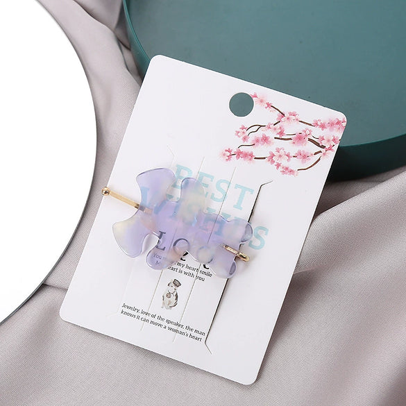 Wholesale Stainless Steel Bear Animal Hairpin Electroplated For Women Girls Cute Style