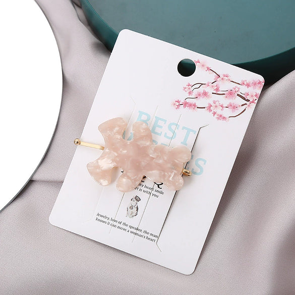 Wholesale Stainless Steel Bear Animal Hairpin Electroplated For Women Girls Cute Style