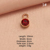 Wholesale Stainless Steel Birthstone Pendant Jewelry Accessories With Electroplating