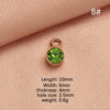 Wholesale Stainless Steel Birthstone Pendant Jewelry Accessories With Electroplating