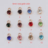 Wholesale Stainless Steel Birthstone Pendant Jewelry Accessories With Electroplating