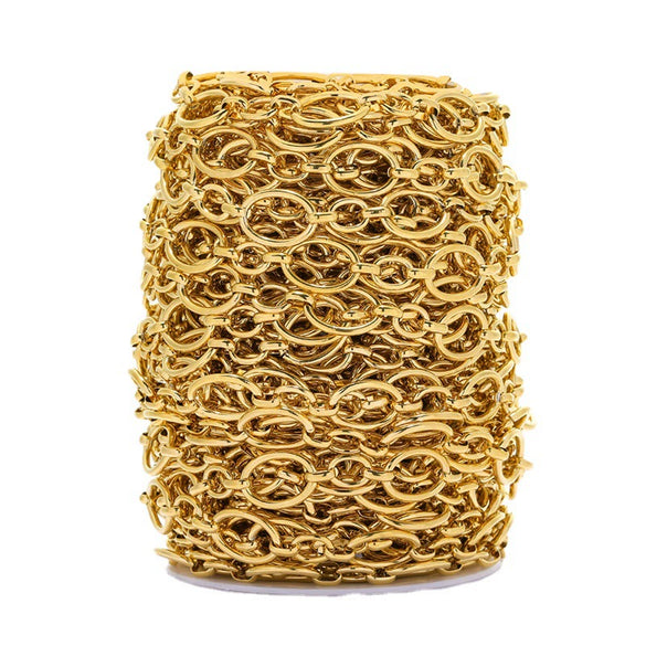 Wholesale Stainless Steel Bold O Chain Necklace Bag Clothing Accessories With Round Pattern And Electroplating Treatment