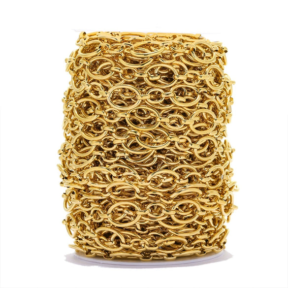Wholesale Stainless Steel Bold O Chain Necklace Bag Clothing Accessories With Round Pattern And Electroplating Treatment