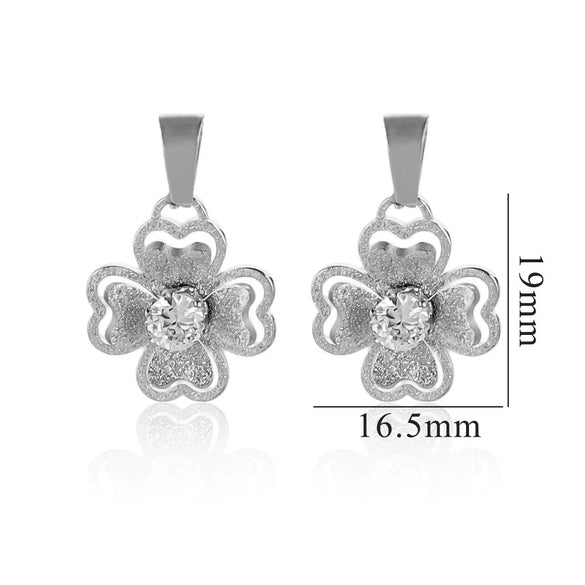 Wholesale Stainless Steel Bow And Butterfly Pendant Necklace For Ladies With 18K Gold Plated Electroplating