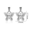 Wholesale Stainless Steel Bow And Butterfly Pendant Necklace For Ladies With 18K Gold Plated Electroplating