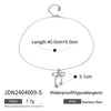 Wholesale Stainless Steel Bow Earrings And Butterfly Necklace With Electroplating And Unique Design