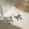 Wholesale Stainless Steel Bow Earrings With 18K Gold Electroplating Fashionable And Stylish For Women