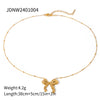 Wholesale Stainless Steel Bow Earrings With 18K Gold Electroplating Fashionable And Stylish For Women