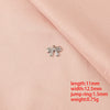 Wholesale Stainless Steel Bow Handmade Diy Pendant Necklace Jewelry Accessories With Electroplating