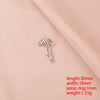 Wholesale Stainless Steel Bow Handmade Diy Pendant Necklace Jewelry Accessories With Electroplating