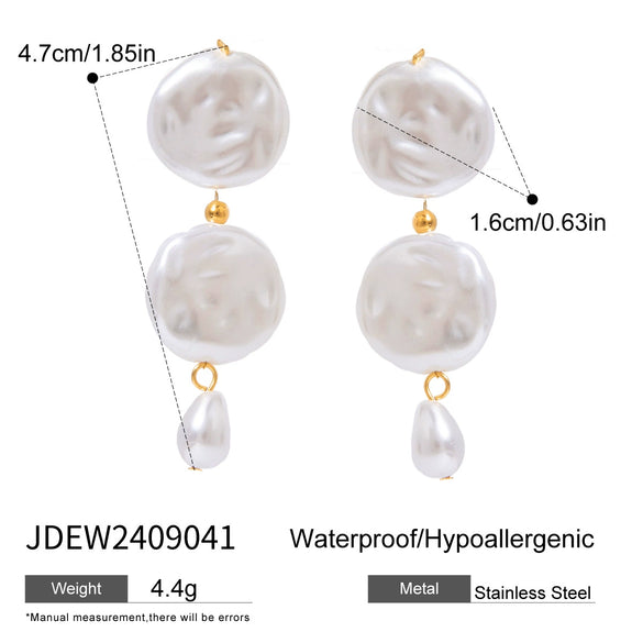 Wholesale Stainless Steel Bow Heart Shape Earrings For Women With Electroplating Design And Zircon