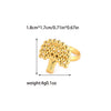 Wholesale Stainless Steel Bow Ring Electroplated Fashion Jewelry For Women