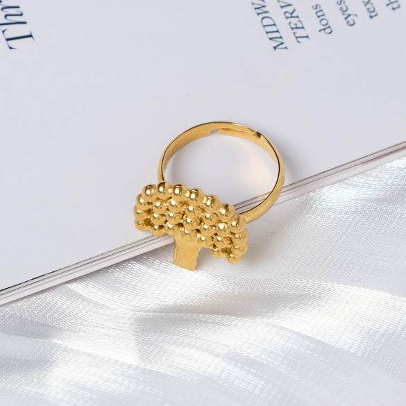 Wholesale Stainless Steel Bow Ring Electroplated Fashion Jewelry For Women