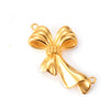 Wholesale Stainless Steel Bow Shaped Pendant Jewelry Accessories With Electroplating Treatment