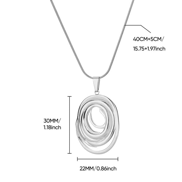 Wholesale Stainless Steel Bow Star Geometric Light Luxury Women's Necklace With Electroplating