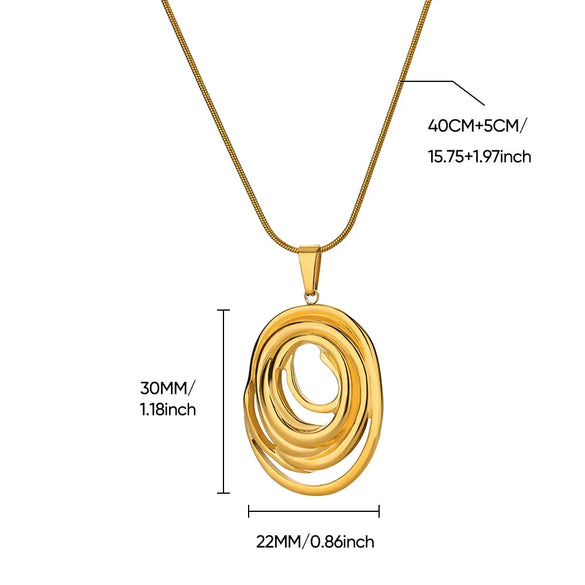 Wholesale Stainless Steel Bow Star Geometric Light Luxury Women's Necklace With Electroplating