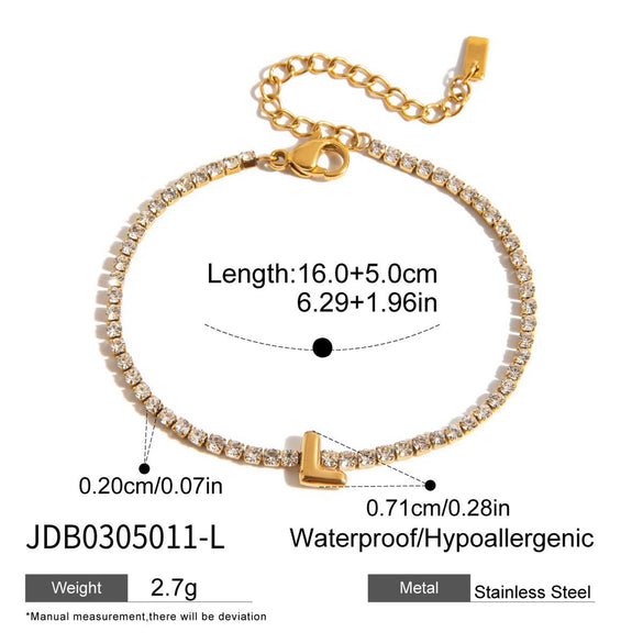 Wholesale Stainless Steel Bracelet With Balloon Shape And English Letters Hand Decorated And Electroplated