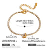 Wholesale Stainless Steel Bracelet With Balloon Shape And English Letters Hand Decorated And Electroplated
