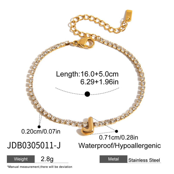 Wholesale Stainless Steel Bracelet With Balloon Shape And English Letters Hand Decorated And Electroplated