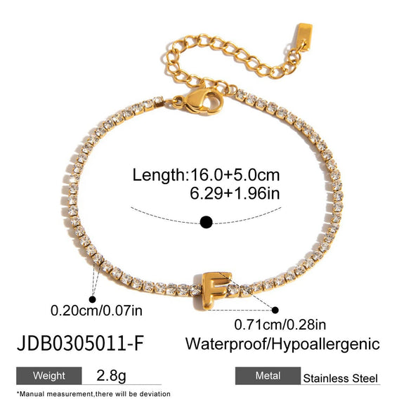 Wholesale Stainless Steel Bracelet With Balloon Shape And English Letters Hand Decorated And Electroplated