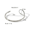 Wholesale Stainless Steel Bracelet With Geometric Style And Photosensitive Surface Pvd Furnace Real Gold Electroplated For Women