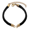 Wholesale Stainless Steel Braided Rope Connector Bracelet Jewelry Making Supplies With Electroplating Treatment
