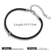 Wholesale Stainless Steel Bucket Lobster Buckle Thread Rope Bracelet With Tail Chain Electroplating Handmade Unisex Minimalist