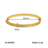 Wholesale Stainless Steel Buckle Bracelet Geometric Diamond Women's Fashion Allmatch