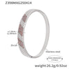Wholesale Stainless Steel Buckle Bracelet With 5A Zircon Electroplated For Luxury Elegant And Fashionable Look