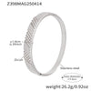 Wholesale Stainless Steel Buckle Bracelet With 5A Zircon Electroplated For Luxury Elegant And Fashionable Look