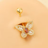 Wholesale Stainless Steel Butterfly Navel Ring Electroplated For Women